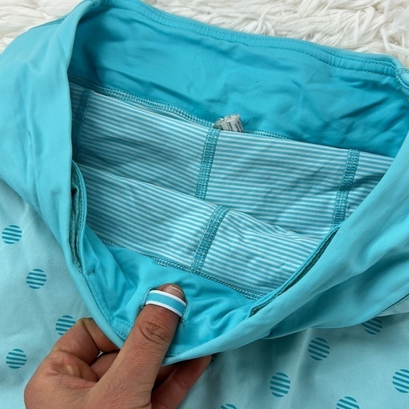 Lululemon Run: Pace Setter Skirt (Tall) *4-way Stretch Stripe Dot Printed Angel - Picture 5 of 9